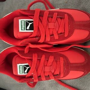 Puma Kids Vibrant Red Sneakers